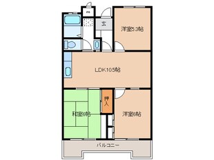 緑が丘７５３マンションの物件間取画像